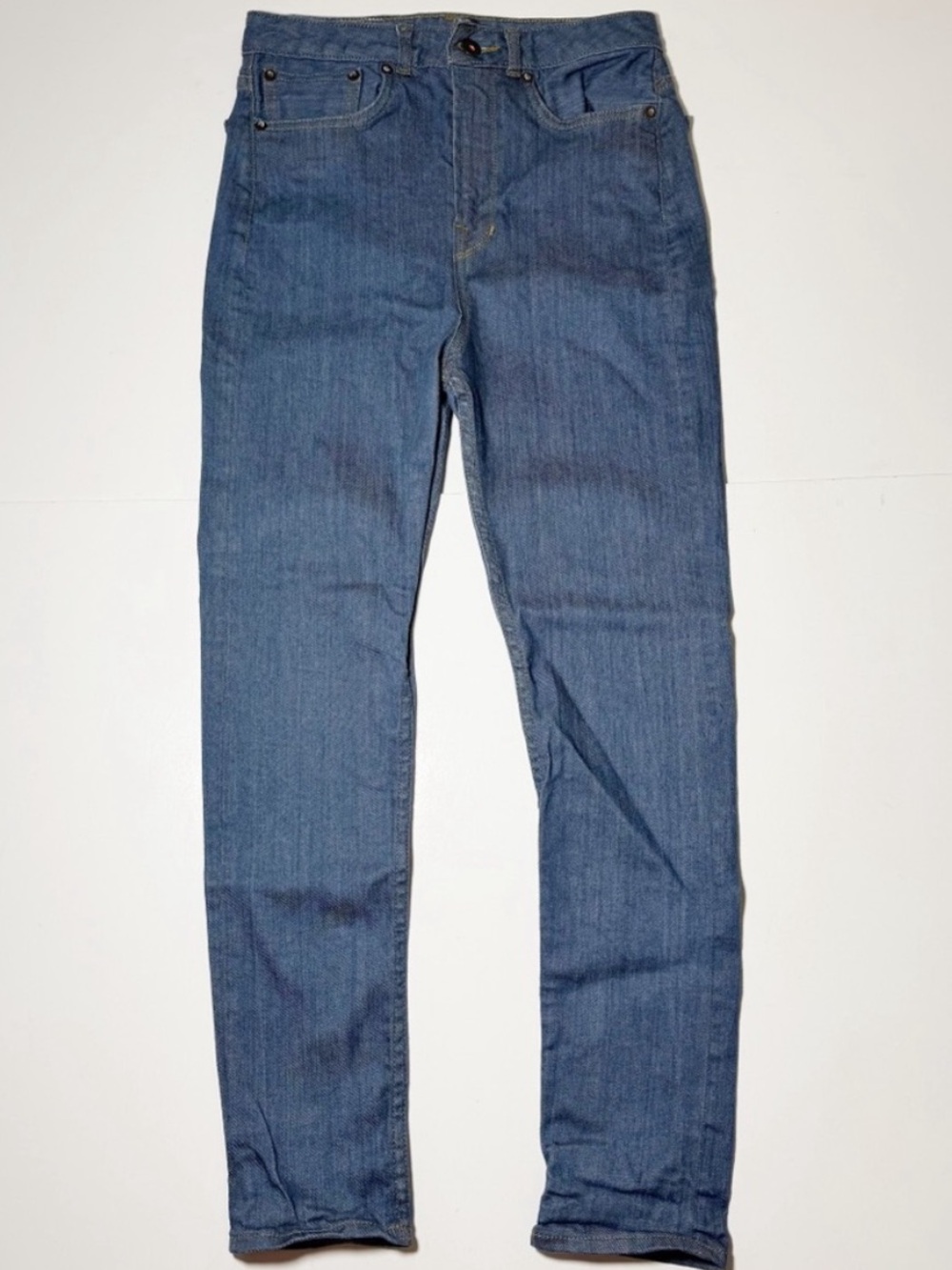 Railcar Fine Goods Donna High-Waist Skinny Selvedge Raw Denim Jeans